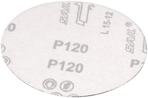 Нов Lon0167 диаметър от 5 инча, абразивен диск с кръгла форма с надеждна ефективност, шкурка 120 песъчинки, 20 броя (id: