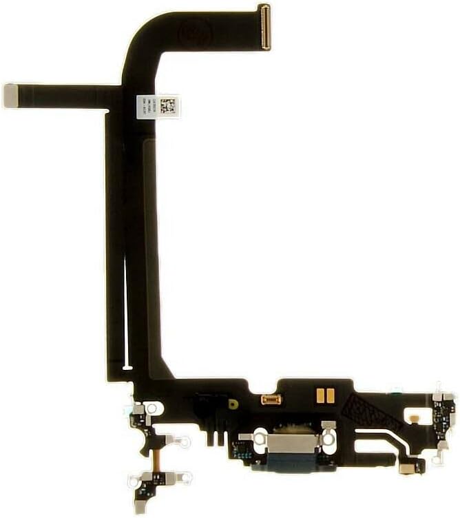 USB Докинг станция Порт за зареждане на Гъвкав Кабел Подмяна на модула на печатната платка, Съвместима с Apple iPhone 13 Pro Max (син)
