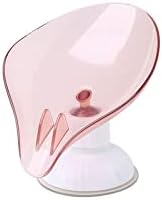 Държач за сапун WYNDEL, 1 бр. голяма издънка за бързо източване на розова банята, сигурно се определя, както