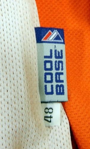 2007-08 Балтимор Ориълс Брендън Трипп 93 Използвана в играта Оранжева Риза BP ST 001 - Използваните В играта тениски MLB