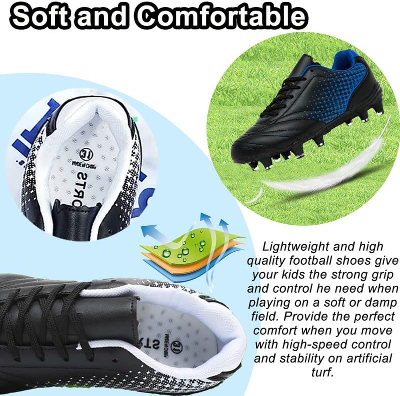 Футболни обувки LIZRHA за момчета и момичета, Футболни обувки за момчета и Момичета, Детски Спортни обувки за футбол на открито,