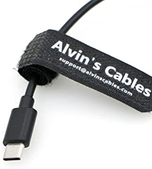 Кабели Элвина USB-C 5V 2A захранващ Кабел за Blackmagic Design Micro Конвертор D-tap в кабел Type-C 60 см |24