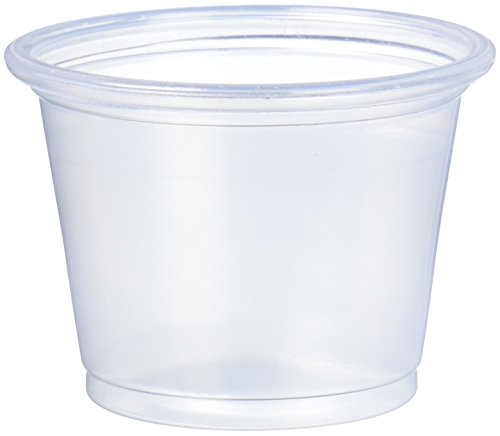 Порционный контейнер за стреличките 1 Унция От Прозрачен полипропилен 125 Чаши в опаковка