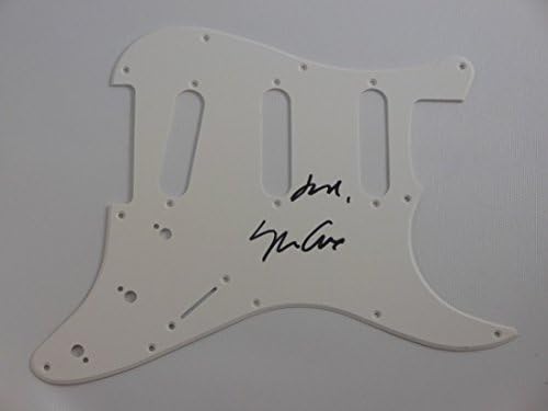 Пластмасов Панел за електрически китари Fender Strat с Автограф от Йоко Оно от Групата на Оно Pickguard Loa