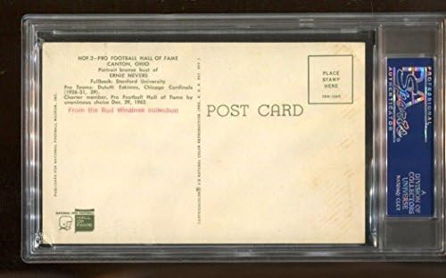 Пощенска картичка 1963 г., с автограф Ърни Неверса HOF 4x6 Кардиналите PSA/ ДНК с автограф *7032