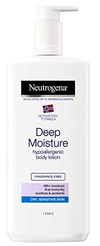 Neutrogena Норвежка формула за Дълбоко Овлажняване Хипоалергичен Лосион за тяло За Суха кожа - (13,5 грама или 400 мл)