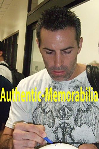 Мини-Каска с автограф на Кърт Уорнера с ДОКАЗАТЕЛСТВО, Снимка на Кърт, Подписывающего за нас, Потвърдена PSA / ДНК, Шампион на испанската супер, MVP