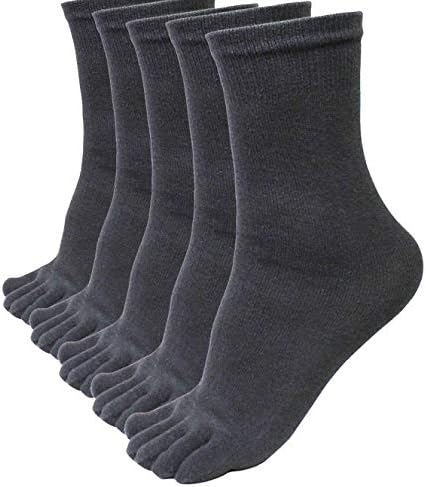 Спортни чорапи за пръста, Пет Кратки Чифта Чорапи за бягане с Отворени Пръсти, Мъжки Ластични Чорапи, 5 Чорапи,