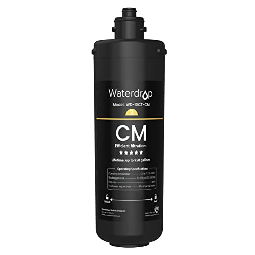 Система за филтриране на вода Waterdrop TSB-cm под мивката Намалява съдържанието на хлорамин и Waterdrop WD-10PP/WD-10GC/WD-CM