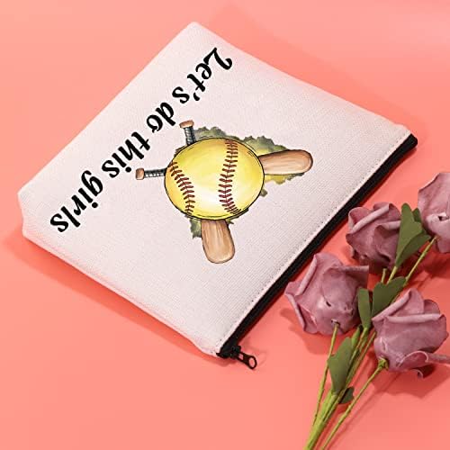 Подарък за фен на Бейзбола JXGZSO Нека да направим Тази Косметичку Подарък за Любителите на Бейзбол, За Семейството