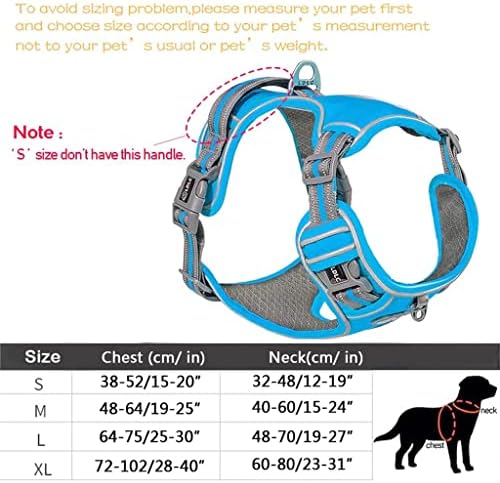 Универсална найлон шлейка за домашни кучета Плюс Мека Регулируема Предпазна каишка, подходящ за средни и големи кучета (Цвят:
