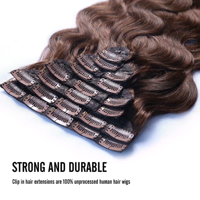 Шнола за изграждане на човешки косъм 120 г 8 бр., вълниста, къдрава, гъста естествена коса за удължаване за жени (16, 4)