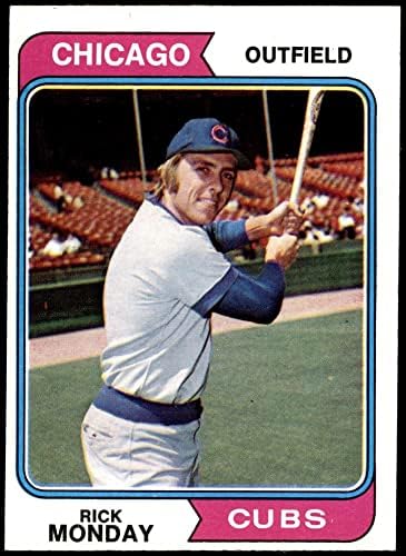 1974 Topps # 295 Рик Понеделник Чикаго Къбс (Бейзболна картичка) EX Къбс