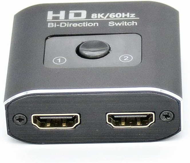 HDMI 2.1 Преминете HD Switcher Двупосочни 8K @ 60Hz 4K @ 120Hz 2 в 1 или 1 в 2 Скоростната скоростния 48 gbps, която е съвместима с Xbox PS5