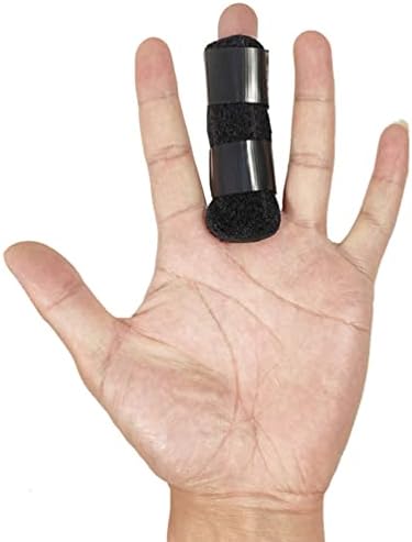 ALREMO XINGHUANG - 2 елемента Шина за пръст Регулируема Скоба За Подкрепа на Пръстите Триггерная Скоба за разстояние за Изправяне на Счупени Пръстите на Нараняванията Артр