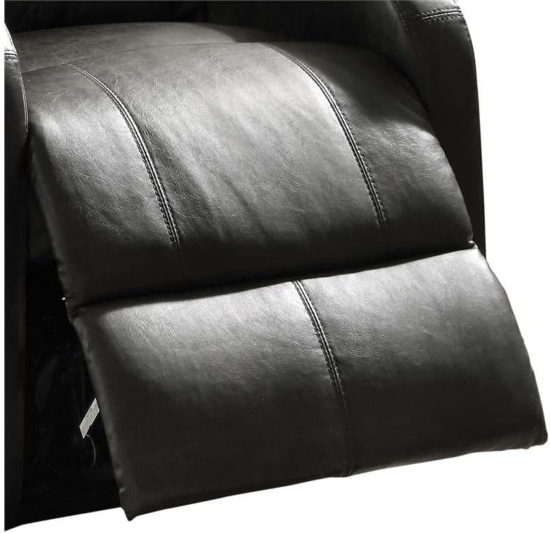Стол ACME Furniture Рикардо с електрически люк, тъмно сиво полиуретан